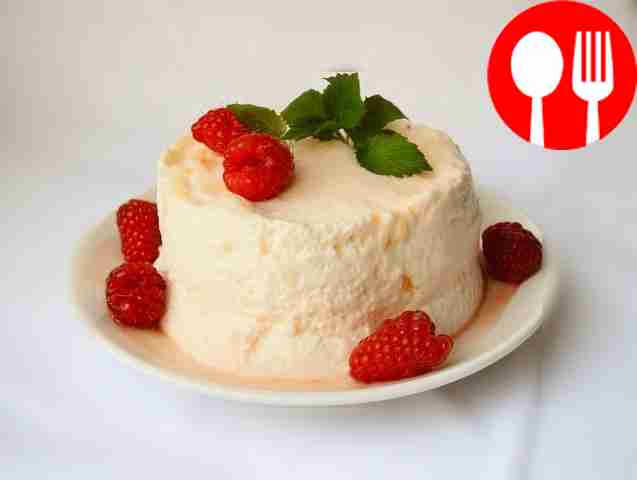 Cloud apple soufflé