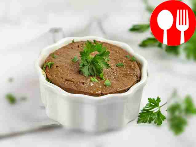 Simple beef soufflé in a steamer