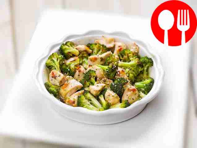 Куриное филе и брокколи