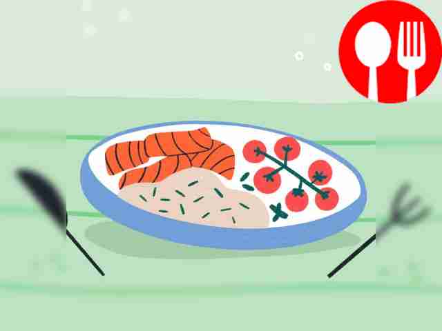 Fragrant pork baked with gooseberries and sweet and sour sauce