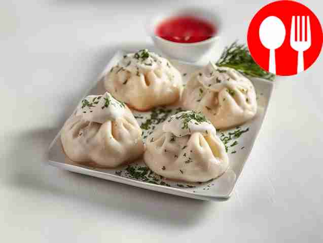 Классические манты с фаршем