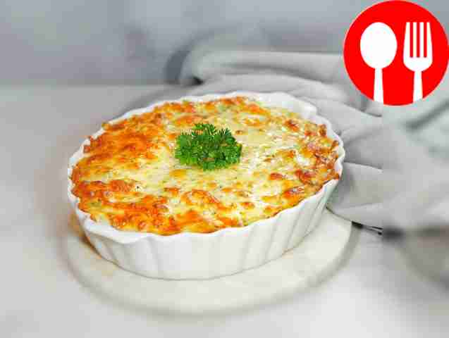 Tender chicken soufflé