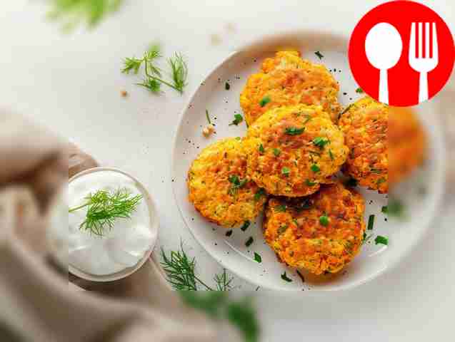 Оранжевые драники из тыквы