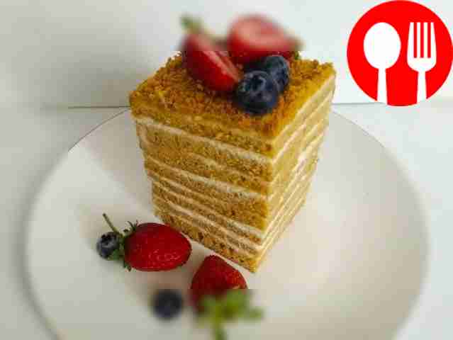 Вкусный домашний медовик