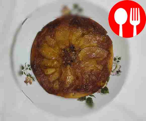 Лучше подавать пирог с манго и апельсиновым...