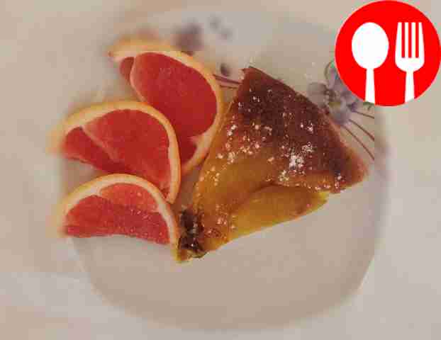 Сладкий пирог с манго и апельсиновым соком