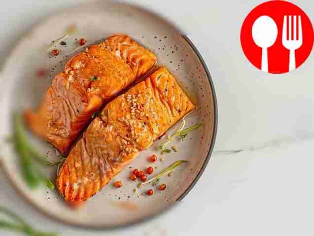 Salmon steak