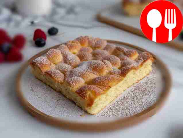 Нежный сахарный пирог