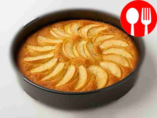 Ароматный пирог из яблок на гриле Fragrant grilled apple pie