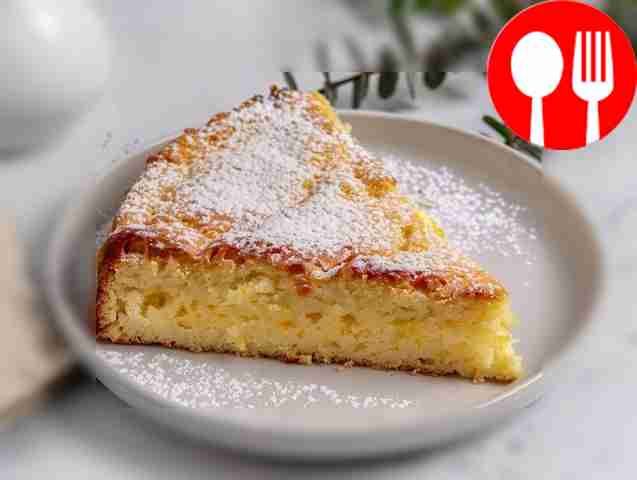 Fragrant pie with oranges