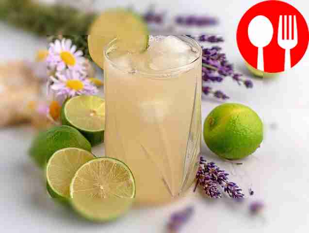 Refreshing lavender lemonade