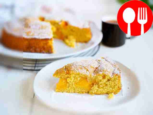 Healthy persimmon pie