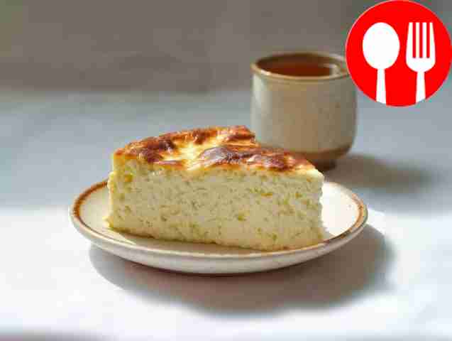 Lush cottage cheese casserole without semolina