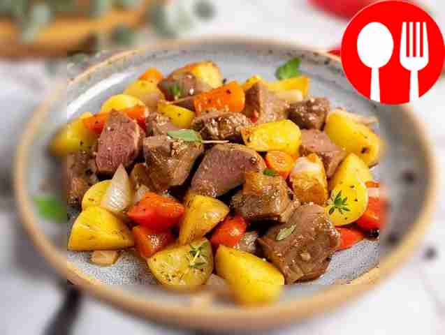 Сочная баранина с картофелем