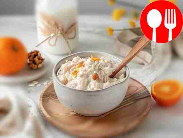 Рассыпчатая овсяная каша на молоке