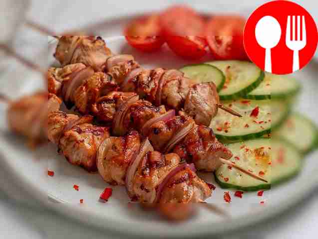 Shish kebab without fire