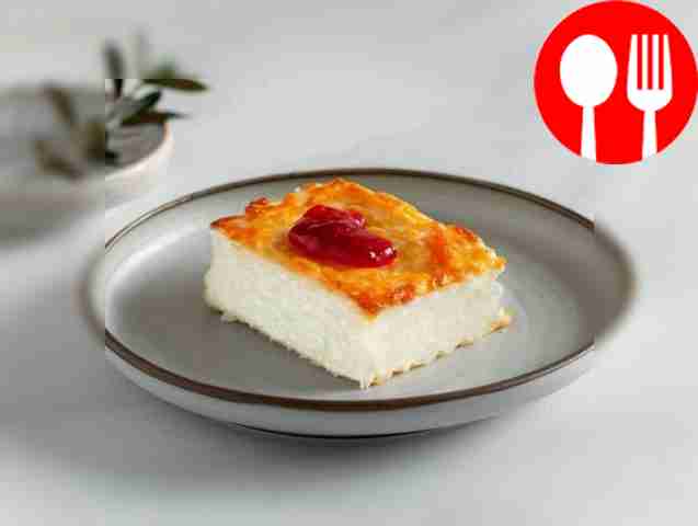 Homemade cottage cheese casserole