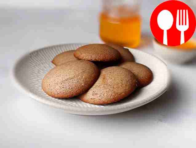 Honey-buckwheat cookies