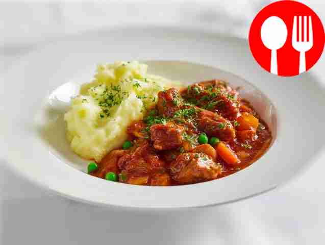 Нежная свинина в томатном соусе