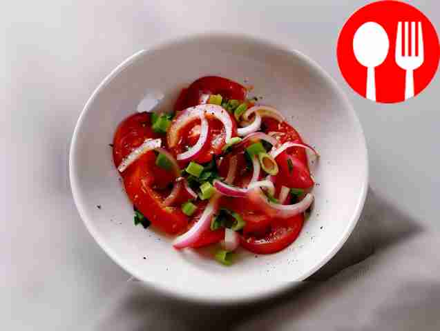 Summer salad with coriander