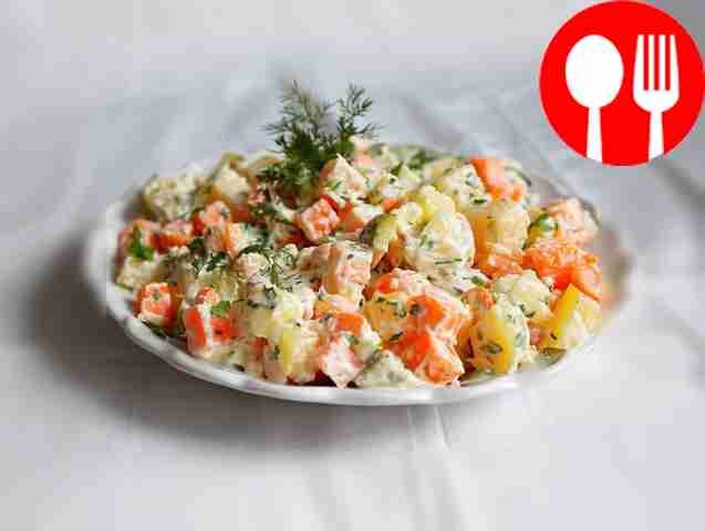 Olivier with carrots