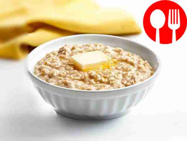 English breakfast in a steamer