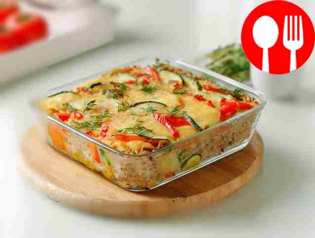 Buckwheat casserole for breakfast