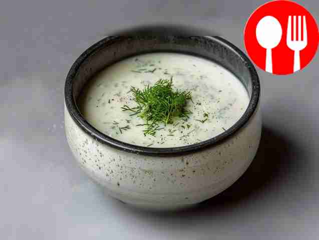 Caucasian soup matsoni
