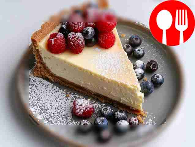 Нежный чизкейк с ягодами