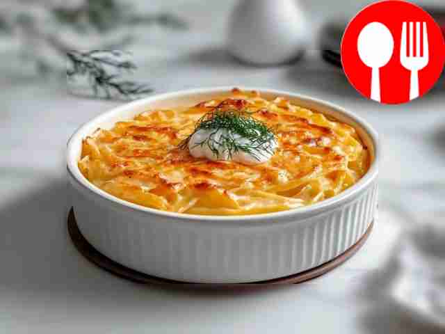 Нежная картошка в сметанном соусе