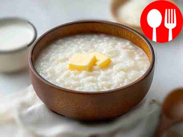 Нежная рисовая молочная каша Tender rice milk porridge