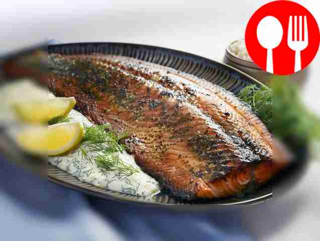 Нежный лосось со сливочным соусом