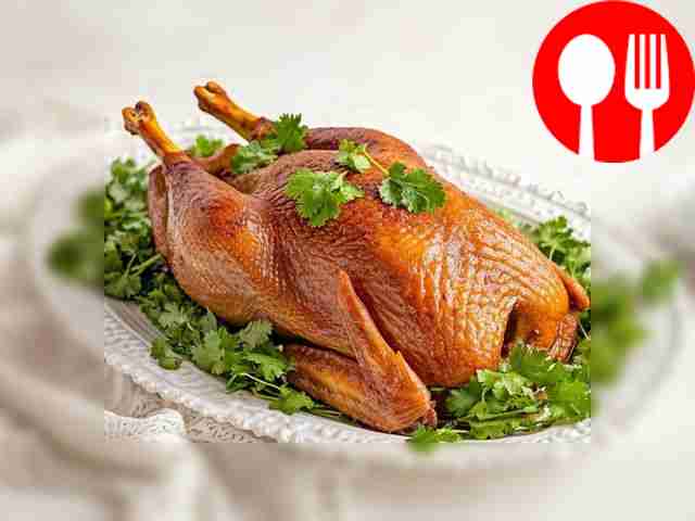 Запеченный гусь с черносливом