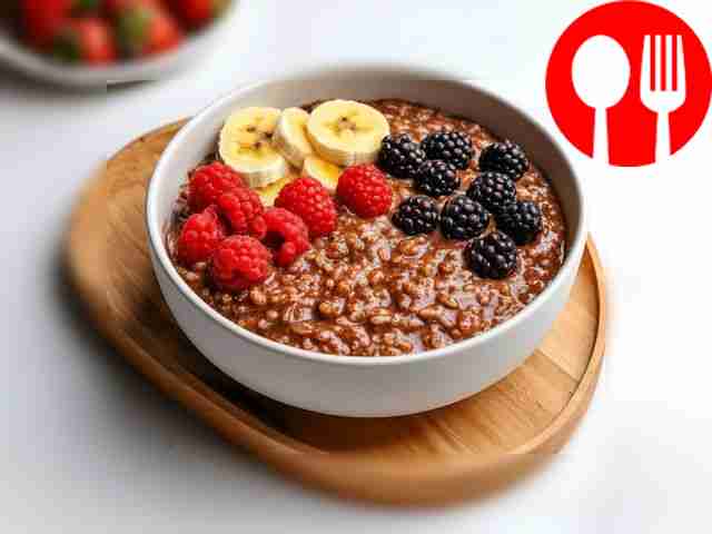 Необычная шоколадно-рисовая каша