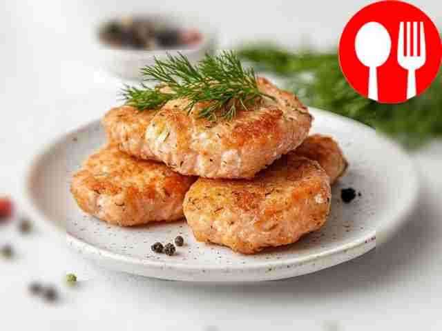 Unusual salmon cutlets