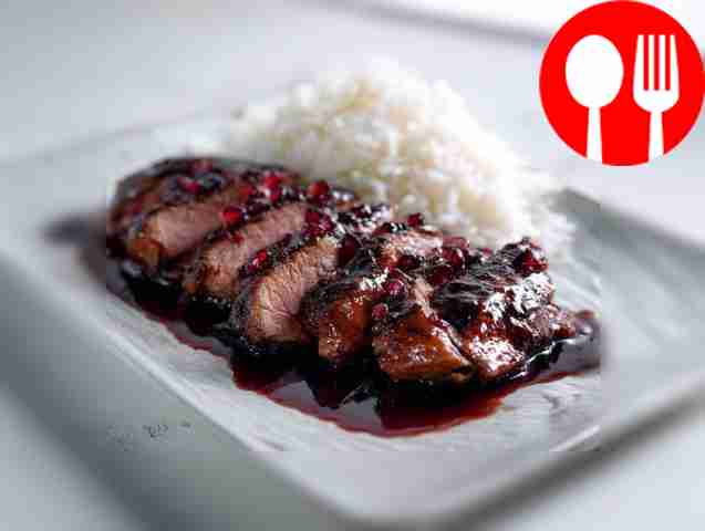 Сочная утка в гранатовом соку