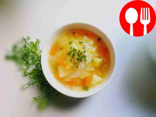 Суп из овощей на воде Vegetable soup on water