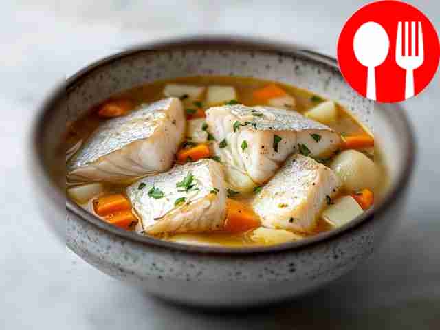 Appetizing catfish soup