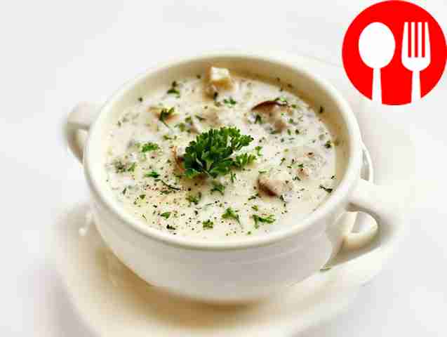 Королевский суп из белых грибов