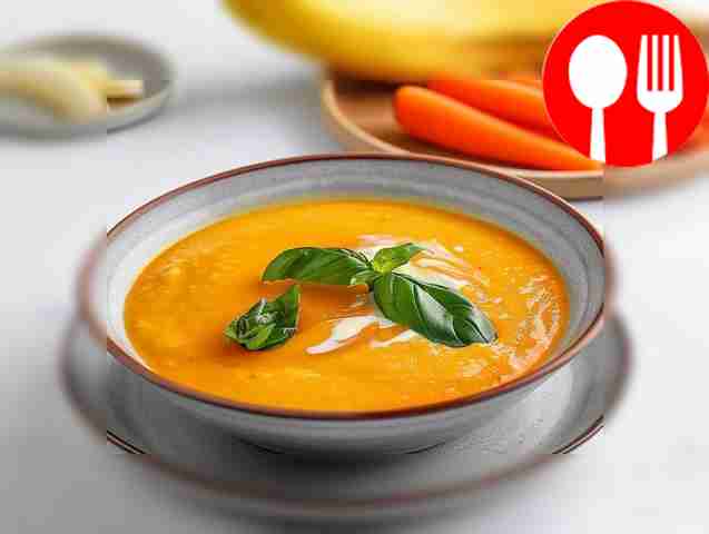 Крем-суп с морковью и бананом