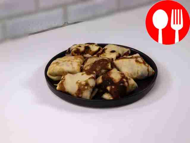 Pancakes with meat