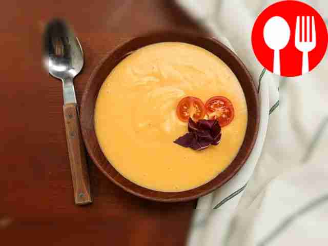 Суп-пюре с сыром