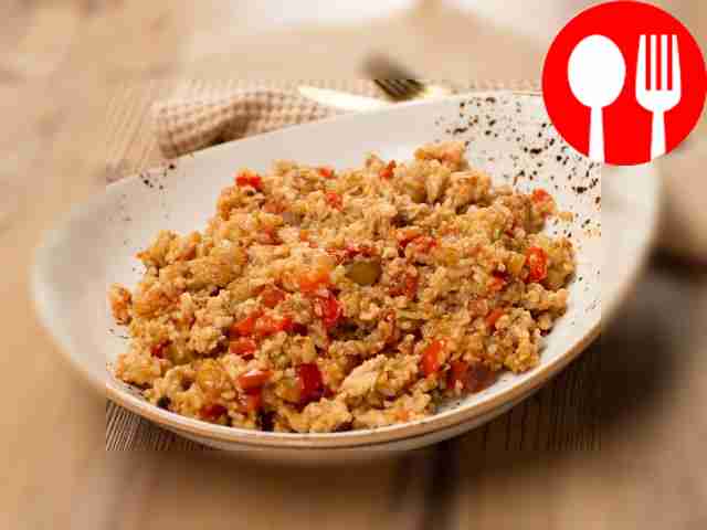 Рис с фаршем