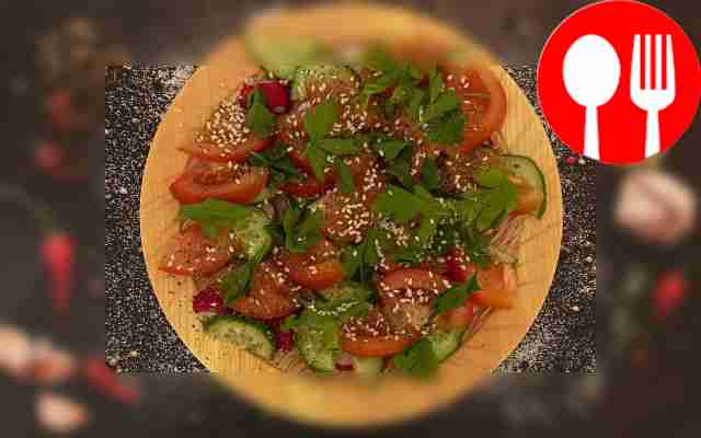 Весенний салат со специями