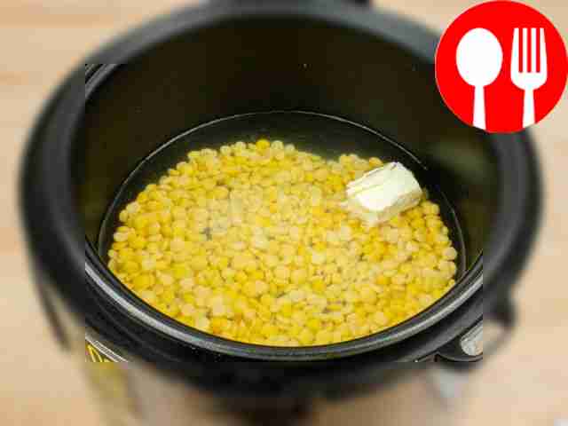 Pour 200 ml of water into the multicooker and...