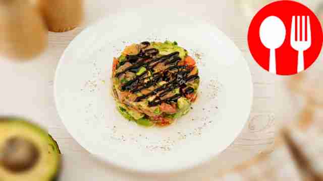 Семга с авокадо