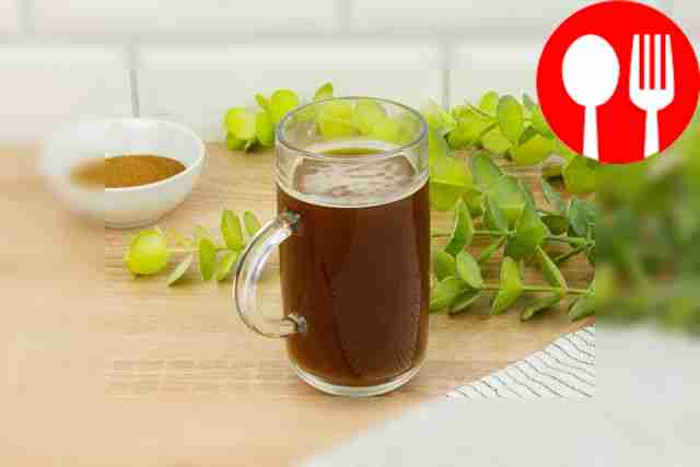 Homemade chicory kvass