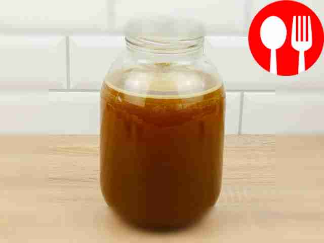 Cover the jar with gauze and leave in a warm...