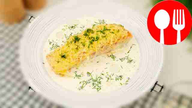 Семга, запеченная в фольге