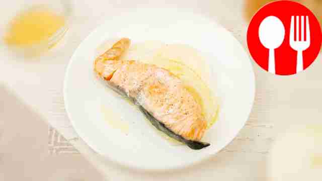 Семга, запеченная в пергаменте